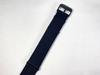 L0FP02CM0 SEIKO 5 Sports 22mm Nylon Band Black with and Via (Compatible SBSA025/ SBSA101/ 4R36-07G0 Others) (Ships Nekoposu)