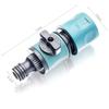 Plastic Garden Hose Quick Connect with Shutoff Valve Quick Connectors with Valve for Water Hose Coupling Quick Release Kit