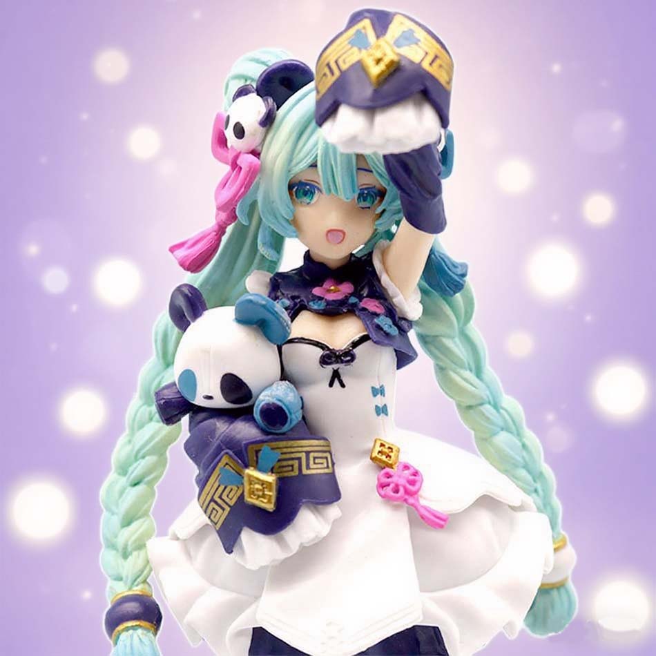 Anime Hatsune Miku X Cinnamoroll Figure Anime Peripheral Collectible Models Decorative Decorations Children Kawaii Gift