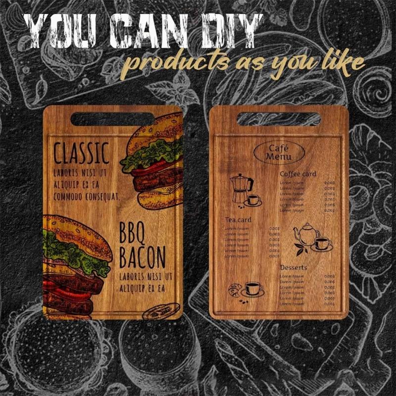 Planche à Découper en Bois d'Acacia Pour une Préparation Alimentaire Sûre Double Face Planche à Découper Naturelle en Bois Essentiel de Cuisine