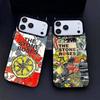 Band The S-Stone Roses Phone Case For iPhone17, 16,15,14,13,12 Pro Max Black Candy Matte Shockproof Cover