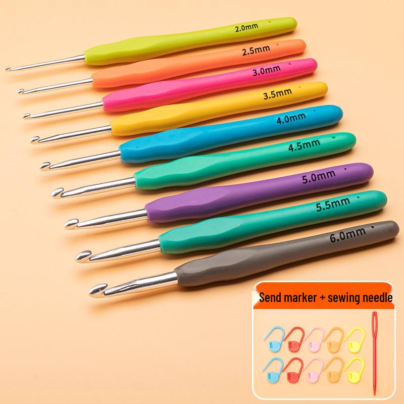 Handmade Crochet Tool Set: Yarn, Hooks & Knitting Doll