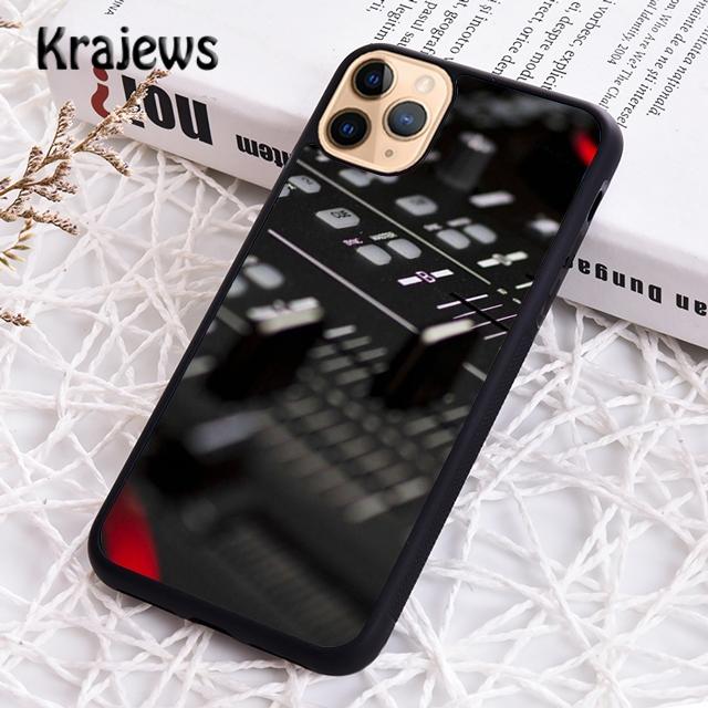 

Krajews DJ-микшер Музыка Мягкий чехол для телефона Cover Для iPhone 17 Air 16 15 14 plus 11 12 13 pro max coque Оболочка Fundas iPhone 13