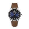 ZEPPELIN Mens Watch Captains Line 8643-3 Quartz 50m Water Resistant Mineral Glass Dark Blue Dial Stainless Steel