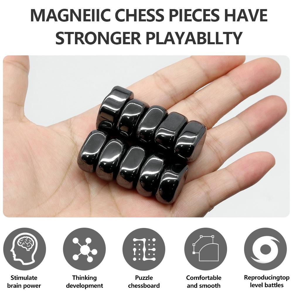 Blocco Magnetico Multifunzionale Sollievo dallo Stress Intrattenimento Terapia Magnetica Magneti per Frigorifero Magnetite Naturale Lucidato