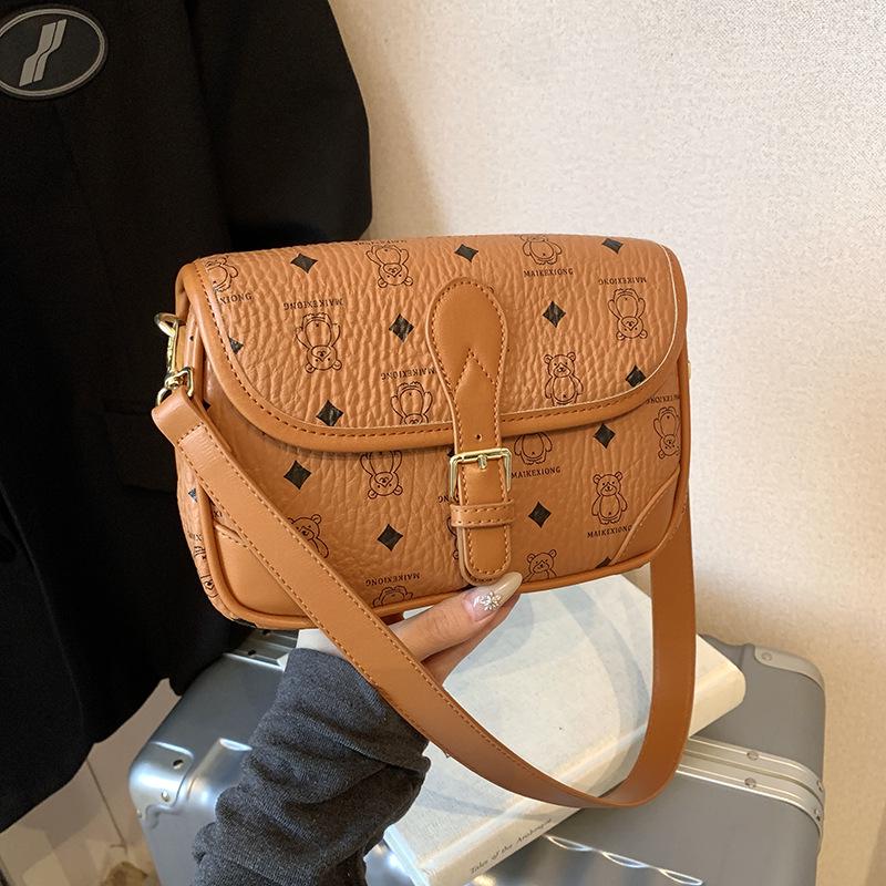 

2025 New Women s Crossbody Bag: Stylish Small Square Bag & Cute Coin Purse рожевий