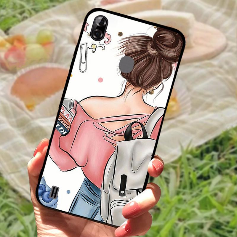 

Case For Blackview A60 Cover Silicone Marble Cat Lion TPU Black Soft Covers for Blackview A60 A 60 Bags Blackview A60