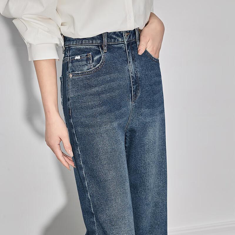 Women's 2025 Summer Embroidered Wide-Leg Jeans