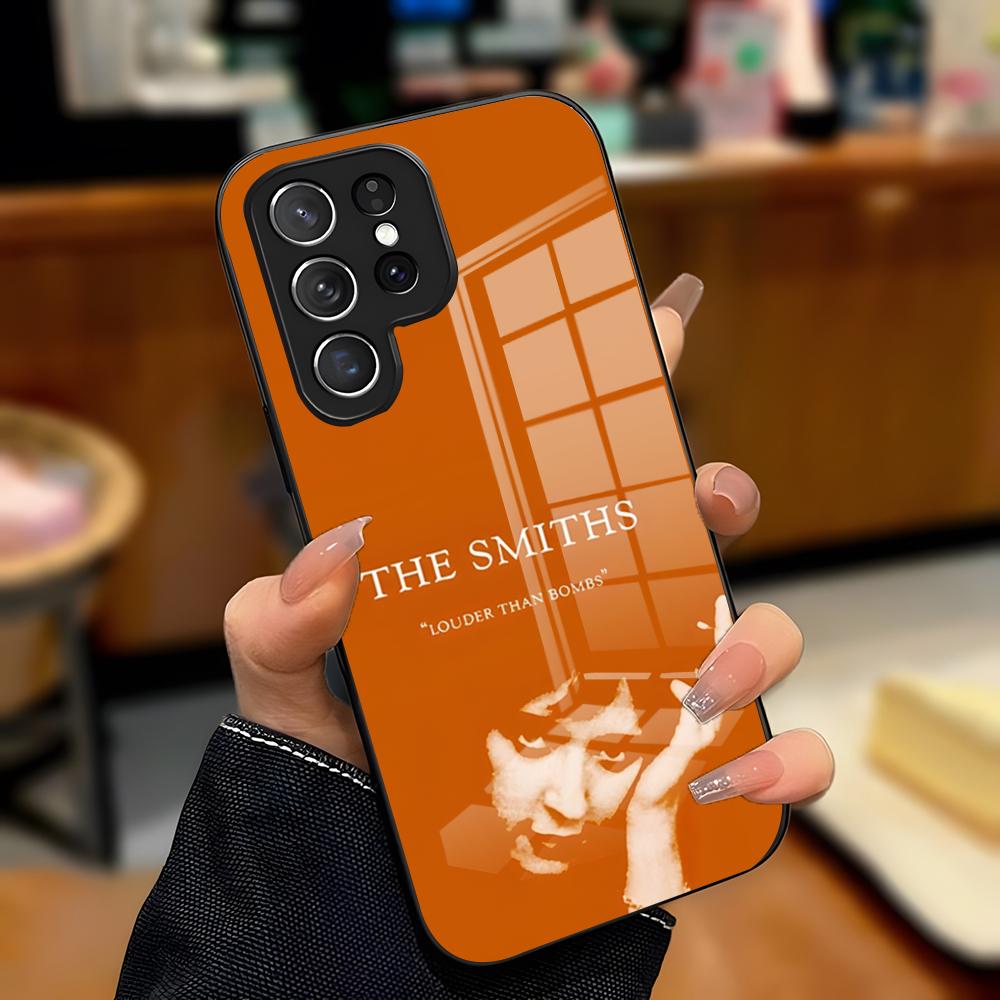 THE SMITHS Rock Band Phone Case For Samsung S25 Plus S20 S20 Plus S22 Ultra S23 FE S21 Plus S21 Ultra Glass Cover