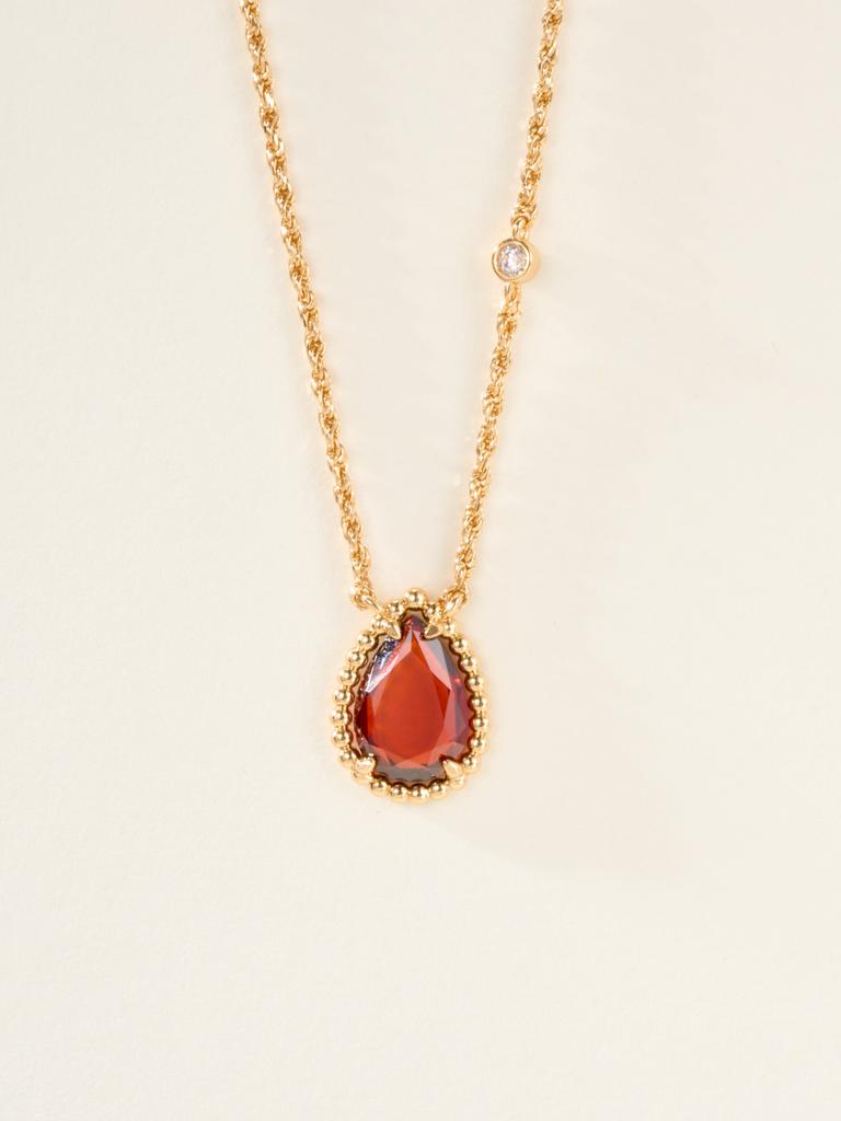 Water Drop Natural Stone Necklace High Quality Version Beautiful Daily Wear Jewelry High Quality Jewelry Gift