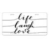 Sublimation Printed US Standard License Plate Metal Sign, 12x6 Inches, Hot-Selling Design