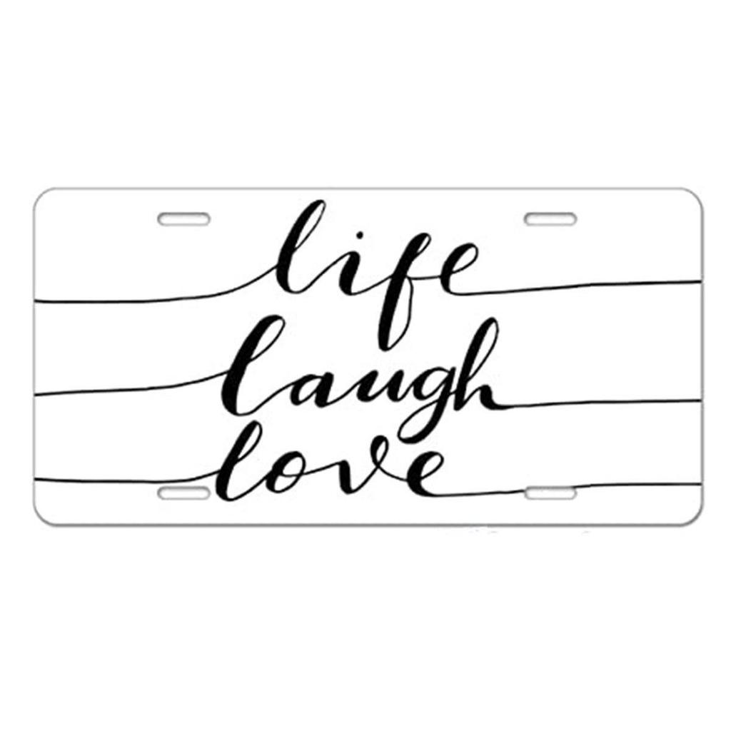 Sublimation Printed US Standard License Plate Metal Sign, 12x6 Inches, Hot-Selling Design