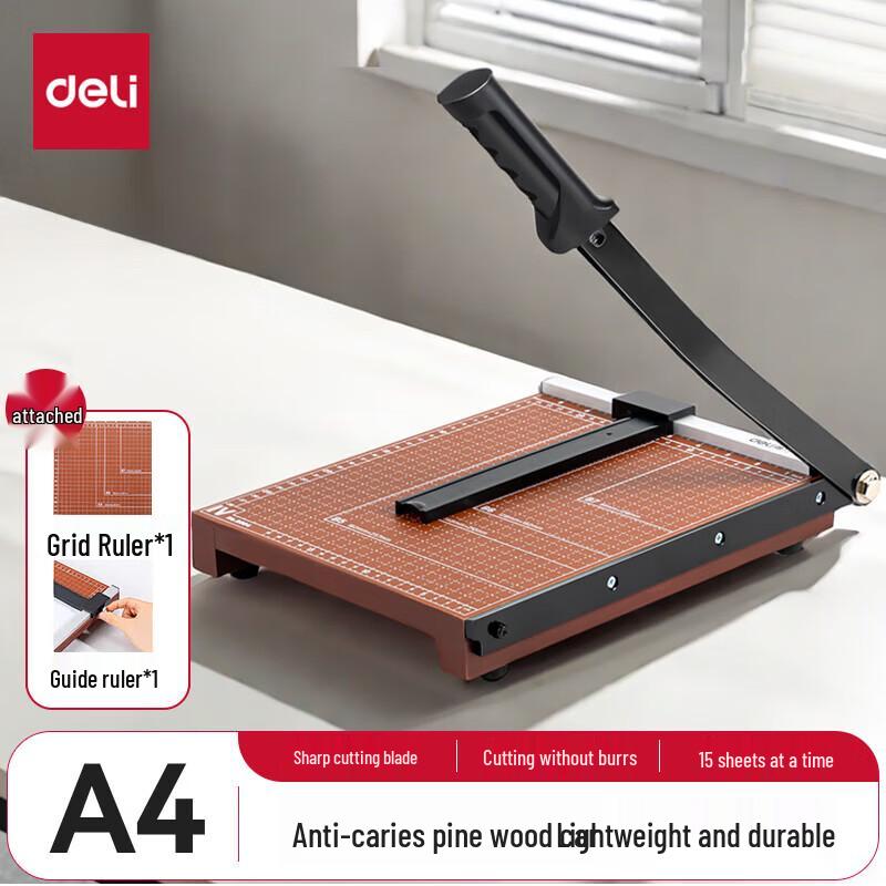 Deli 8004 Wooden Paper Cutter