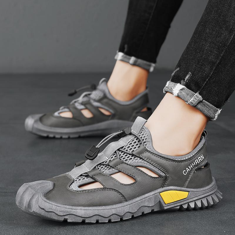 Fashion CYYTL Mens Sandals Casual Shoes Beach Summer Sneakers Outdoor Walking Comfort Luxury Designer Leather Fashion Breathable Sport