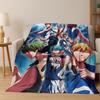 Anime Kuroko's Basketball Cartoon Art Flannel Blanket,Cozy Soft Throw Blanket for Home Bedroom Bed Sofa Picnic Cover Gift Kids