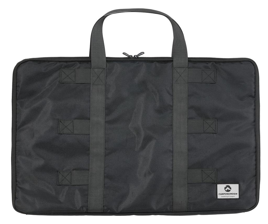 CAMPING MOON Field Rack, Aluminum Top, Tactical Table, Table One Worktop, Storage Bag, Black, Black Gear ZS-B