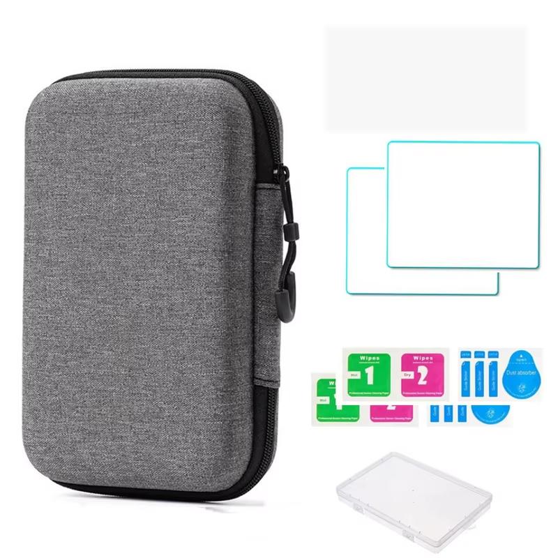 Tempered Glass Screen Protector Film for R16 Ultra R16max V11max Game Console Storage Bag EVA Hard Shell Case Waterproof Box