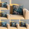 Classic Chess Cushion Cover Soft Reversible  Durable Pillow Cover  MultiScene Use for Home  Car Daily Comfort