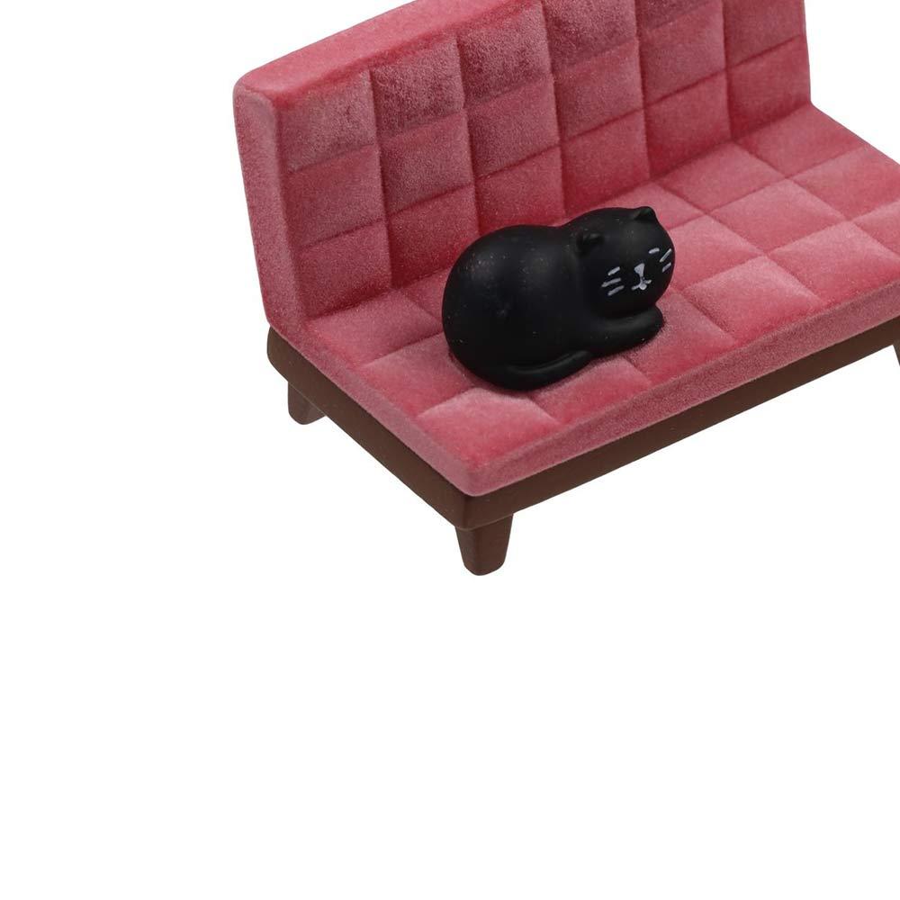 Watching TV Hands-Free Craft Decor Resin Desktop Stand Phone Holder Pink Sofa Cat Phone Supports