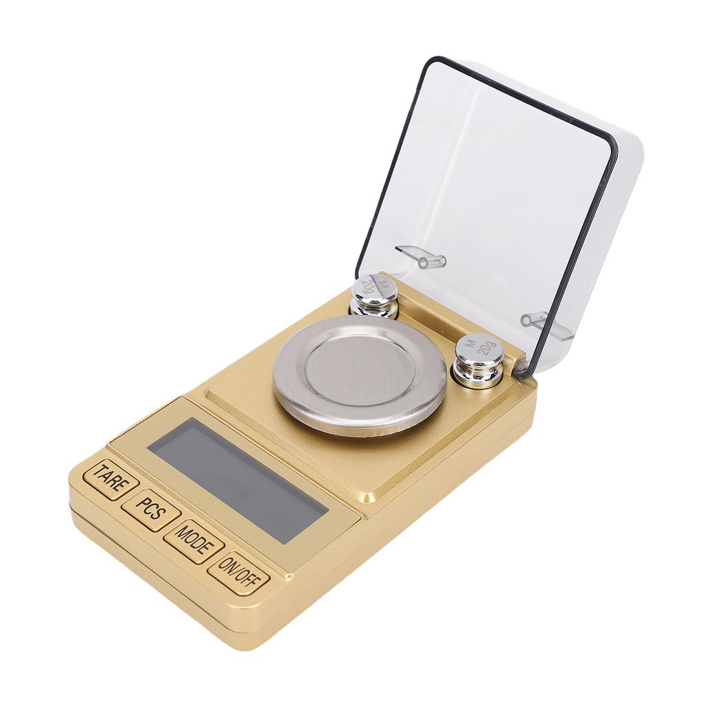 Portable Jewelry Scale Mini Electronic Scale for Kitchen Grain Condiment Powder Digital LCD Backligh