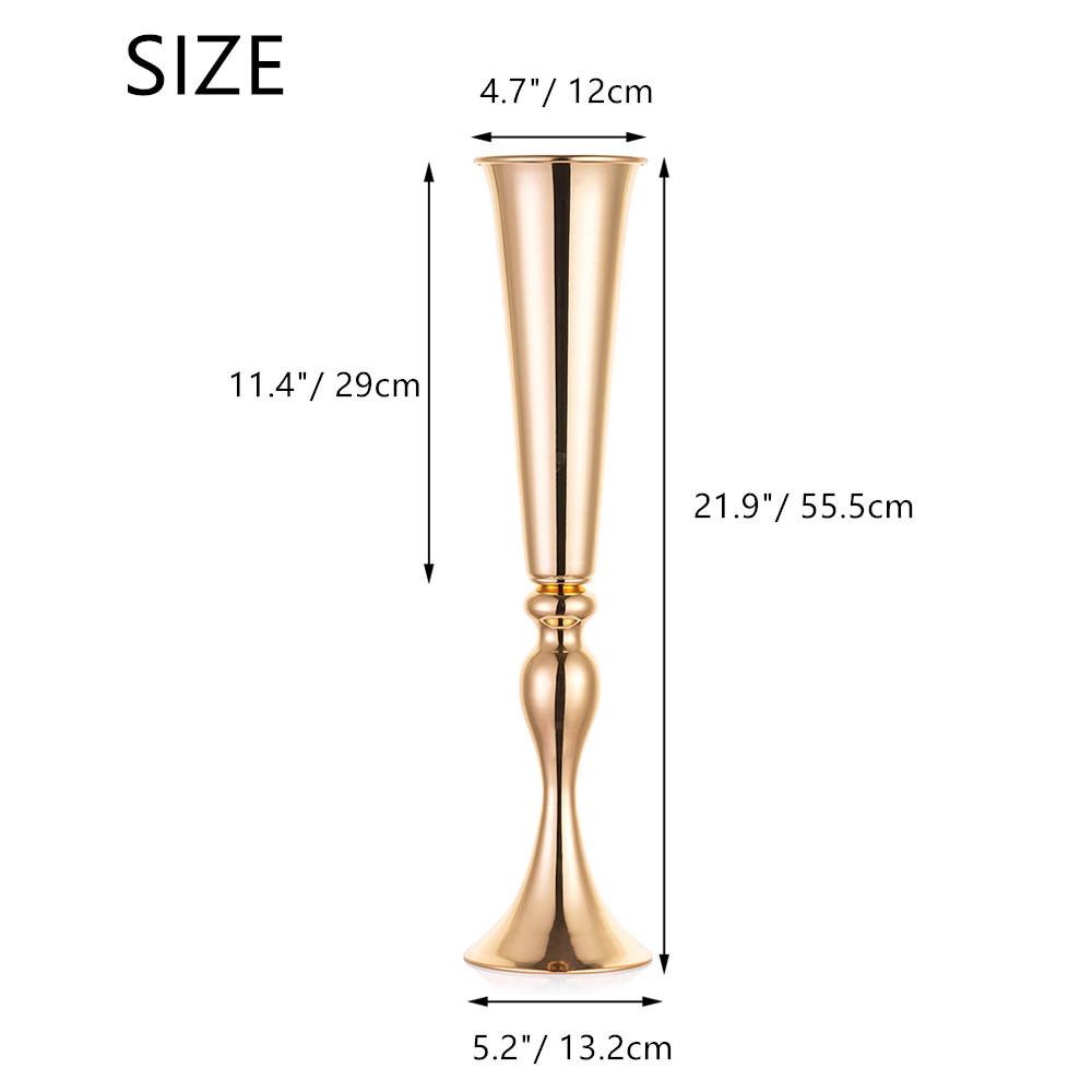 

«Металлическая подставка для цветов, настольная ваза, центральный элемент, декоративный элемент для свадьбы, позолоченный кубок и подсвечник»