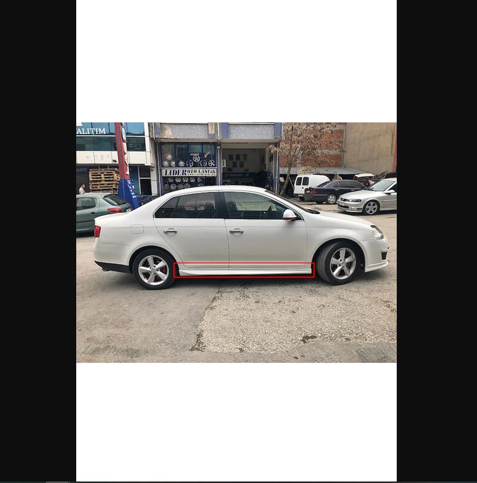 

For Volkswagen Vw Jetta Mk5 Aero Side Skirts Sill Kit 2006 To 2010 Unpainted