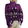 HJX-GL1 Turtleneck Pullover Long Sleeve Halloween Devil 3D Printed Sweater New Loose Autumn and Winter