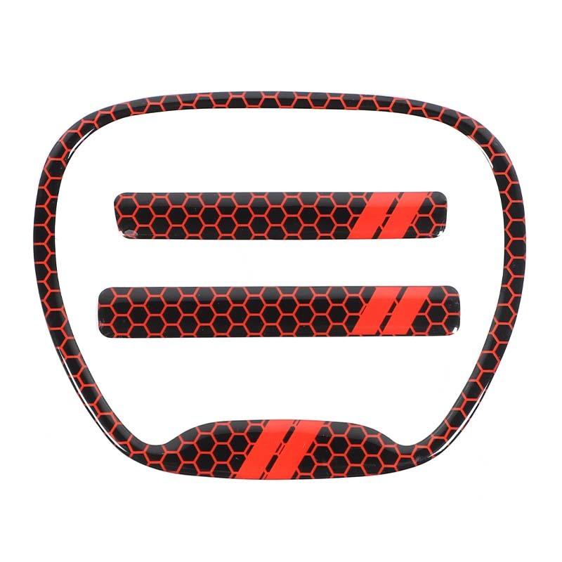 Steering Wheel Decoration Protective Cover For Dodge Charger For Challenger 2015 Up For Dodge Durango 2014 Up  Interior Accessories