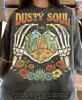 Dusty Soul Skeleton Hand Desert Comfort Colors® Tshirt, Retro Western Faded Tees, Edgy Y2K Streetwear 2000S Skull Cowboy Gift,