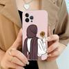 Islamic Muslim Hijabi Girls Womemen Phone Case For iPhone 11 12 13 14 Mini Pro Max XR X XS TPU Clear Case For 8 7 6 Plus SE 2020