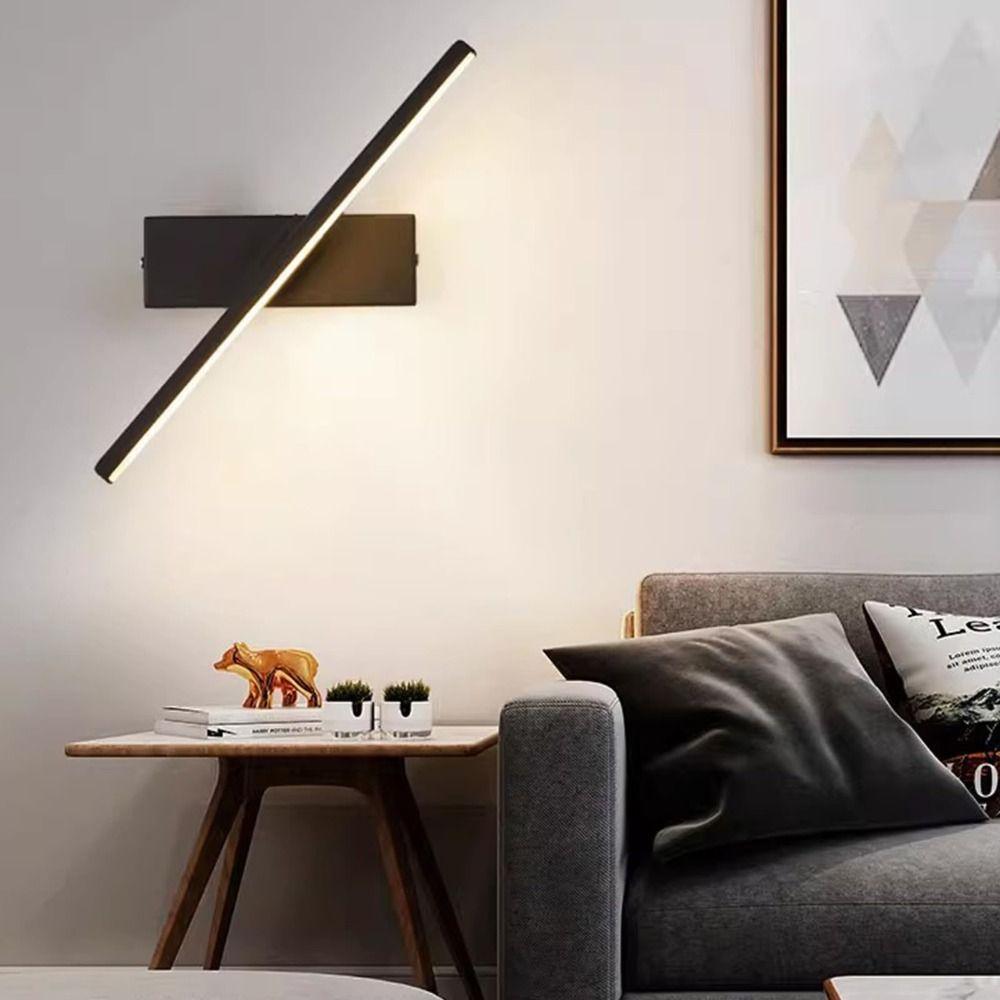 Adjustable LED Wall Light Tricolor Light Nordic Led Wall Lamp Bedroom Lighting