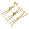 3PCS Extendable Chain Interchangeable Chain Suitable for Bracelets and Necklaces
