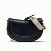 Brown Premium Wide Shoulder Strap Single Shoulder Crossbody Bag for Commuting and Leisure, Saddle Bag for Women