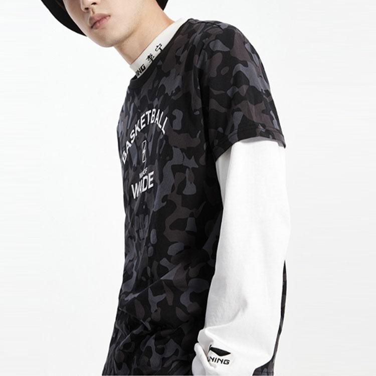 Li-Ning Way Of Wade Graphic T-shirt 'Black' Men's AHSQ149-1