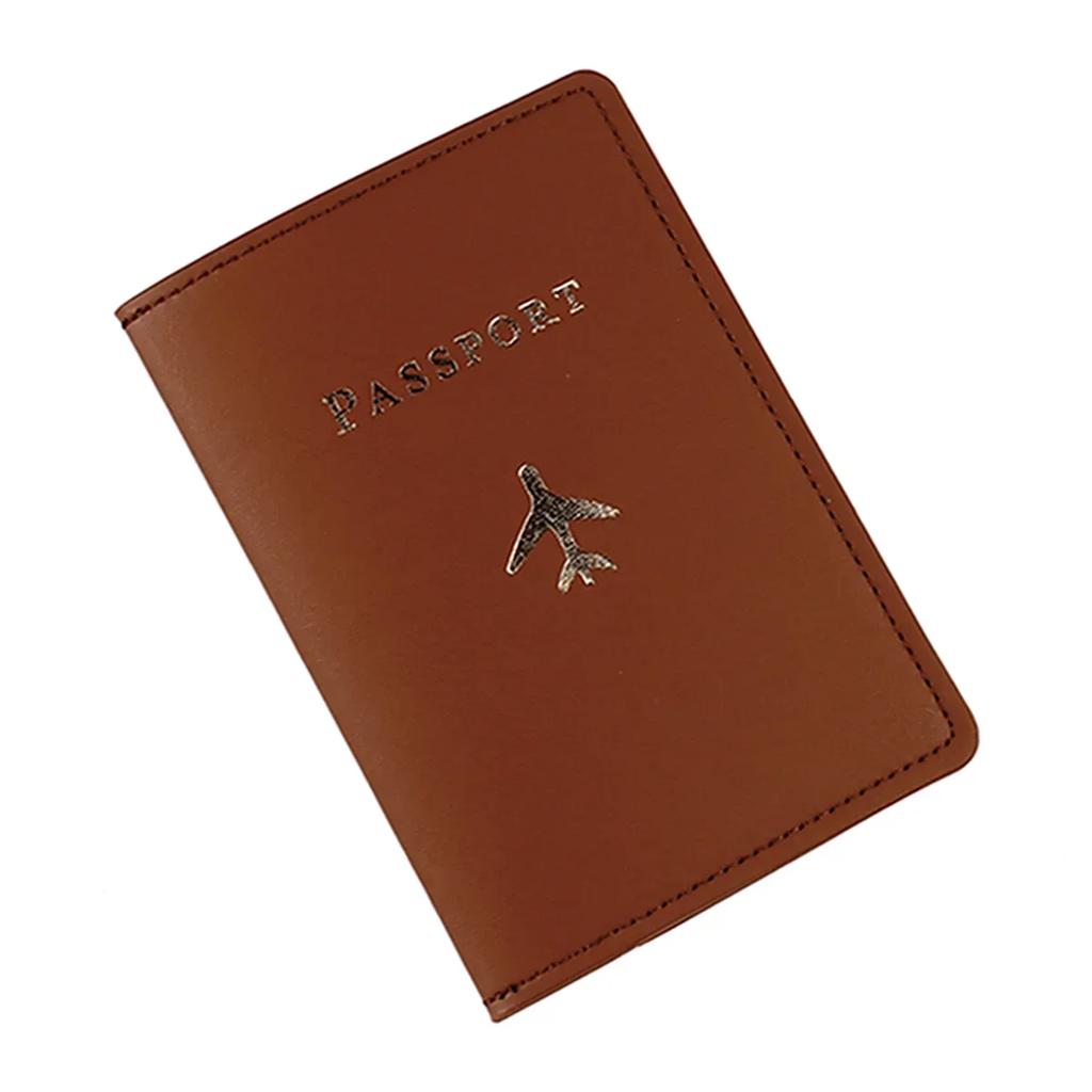 Fashion New Travel Passport Cover Women Men Passport Credit Card Holder Case PU Leather Business Card Passport Wallet