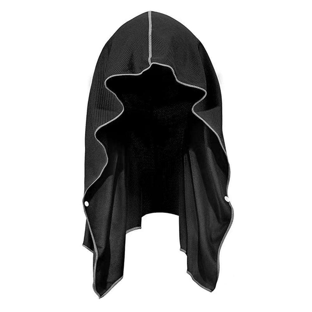 Cooling Hoodie Towel Quick-Drying Reusable Cooling Towel Sun Protection U-Shaped Beach Towel for Camping Gym Running Yoga