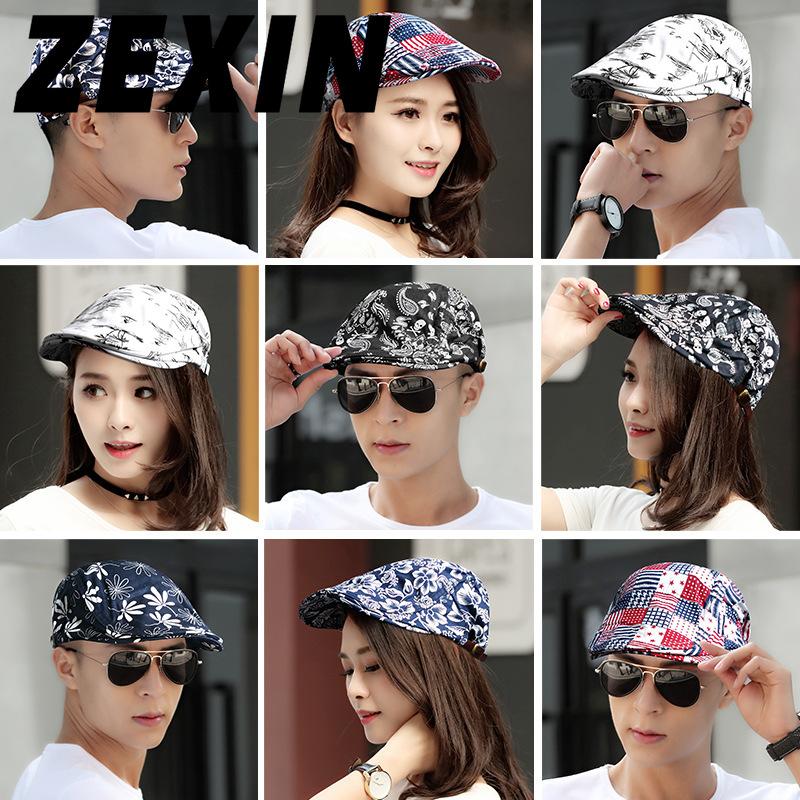 Beret Son Men and Women Fashion Light Shade Cap Outdoor Leisure Women's Hats Spring and Summer Sunscreen Breathable Duck Tongue Hat