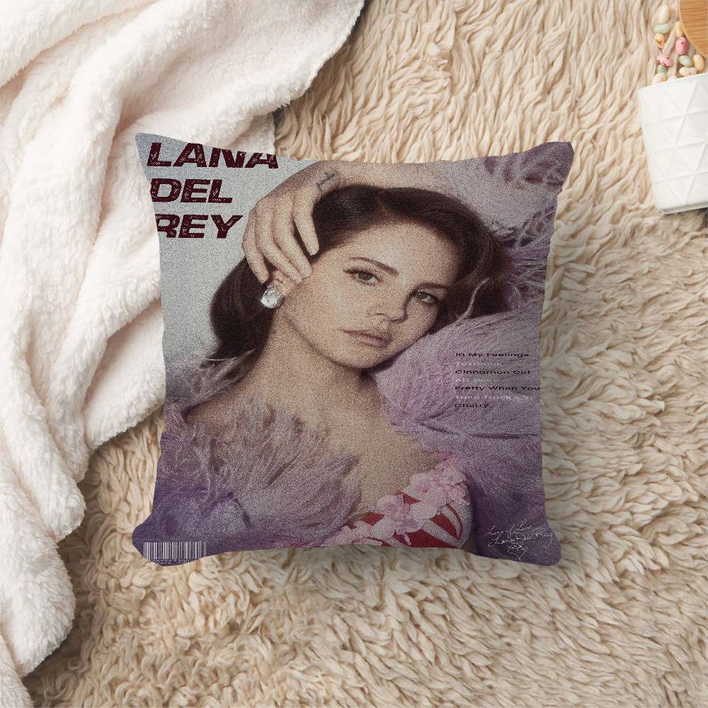 Singer LLana DDel RRey Pillow Gifts Home Office Furnishings Bedroom Sofa Car Cushion Cover case xcm