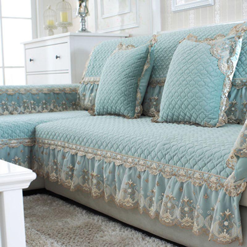 

Натуральная кожа Нескользящие Общие ткани Европейский Однотонный Короткий плюш Lake Blue 45*45 pillow case