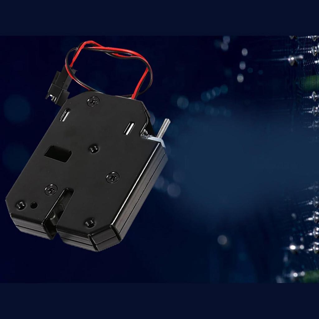 2Sets Electronic Cabinet Lock, DC 12V 2A Electromagnetic Electric Control Cabinet Drawer Lockers Carbon Steel Solenoid Cabinet Spring Lock Mini