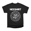 Men Casual Shirts Short Sleeves NICE SHIRT Black Tees Oversized T-shirts