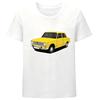 Gelbes Vintage Lada Auto Grafik T-Shirt