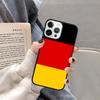 Germany Flag Banner Phone Case Cover for iPhone 17 Air 16 16e 15 13 14 11 12 Pro Max Max Plus  coque fundas Shell
