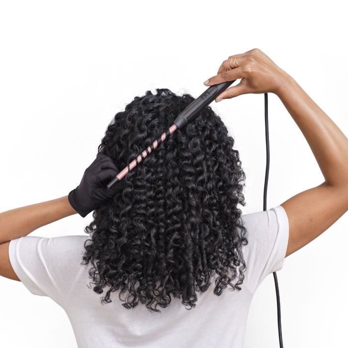 Boucleur Manuel BABYLISS C449E - Diamètre 10mm - Chauffe Ultra-rapide - Tapis Et Gant Thermorésistants