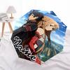 Personalized Name S-Sword Art Online Print Umbrella - Automatic Open/Close, Eight-Rib Durable Frame, Automatic Folding Umbrella