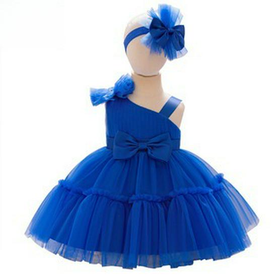 Pailletten Tüll Blumenmädchenkleid für Hochzeiten & Geburtstage - Baby Prinzessinnen Outfit