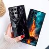 Ancient style swordsman For Samsung Galaxy S26 S25 S24 S23 S22 S21 S20 Ultra Plus FE 5G Black Soft TPU Phone Case
