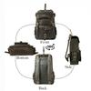 Vintage Full Grain 21 Inch Leather Laptop Large Backpack Casual Bookbag Daypack Camping Travel Rucksack Knapsack