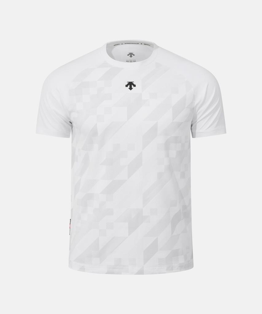 DESCENTE Swiss Triathlon Graphic Short Sleeve T-Shirt White Sr221Its55 (A Type)