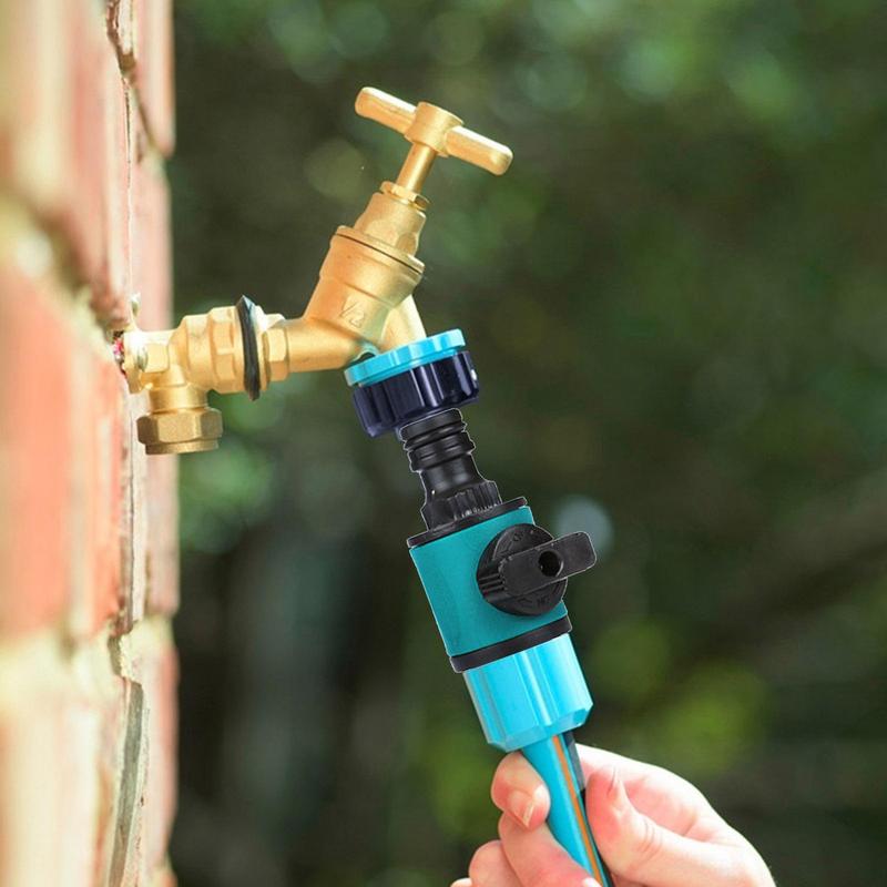 Heavy Duty Garden Hose Splitter Connector Quick On/Off Outdoor Faucet Splitter Hose Adapter For Garden Agricultural Production